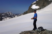  sur le glacier de la Pierre