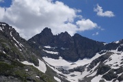  le Grand pic et la Croix de Belledonne