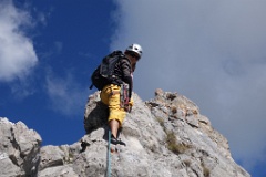  on attaque l'arête blanche du Mont du Fût