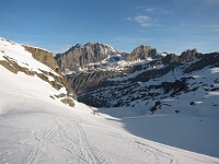  déja haut sur le glacier