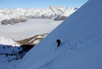  descente combe nord sous la Petite Autane