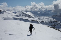  sur la crête des Lauzes Rousses