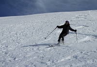  neige froide au dessus du verrou