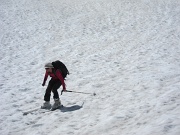  neige de névé encore dure ; il faut être stable...