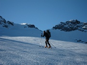  lolo aborde le glacier du Mulinet