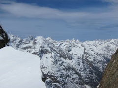  vue de la brèche 3270m