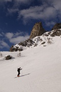  le soleil arrive sous l'aiguille