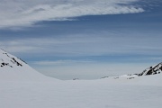  après le sommet du Neyrard descente rapide sur le lac du Vallon