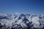  l'Italie encore bien enneigée