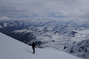  la pente sud de l'ancien glacier de la Sana