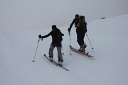  l'arrivée au col