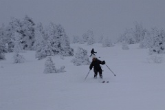  descente dans la poudre