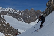  derriere le glacier du Fond et la paroi de la Grande Parei