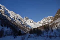  départ dans le vallon des Roches