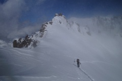  arrivée au col