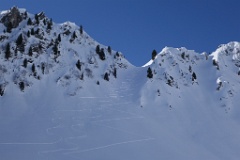  Le col du Golachon, que l'on va franchir