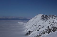  Les Grand-Moulins, et les Bauges sous les nuages