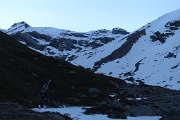  on remonte la moraine du glacier du Mulinet