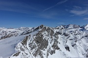  les arêtes du Mulinet plongeantes sur l Italie