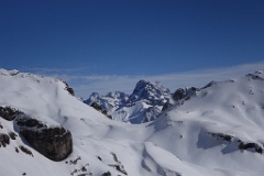  le Sirac au travers du col de Mourre la Mine
