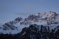  le couloir de la Petite Part et les Pics de la Font Sancte