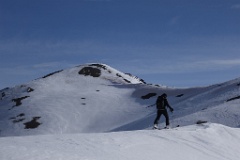  on longe la crête pour rejoindre le sommet de la Pointe de Risace