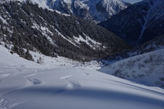  trace de descente de la veille