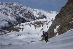  descente sud vers la chapelle de Clausis