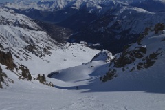  la petite pente raide sous le sommet