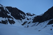  on approche du couloir du ruisseau du Fond