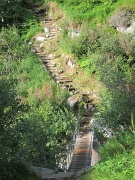  admirable chemin pour 1300m de montée au refuge Care Alto