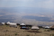  un camp de Kurdes en estive sur la montagne