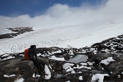  On arrive au glacier du Tronador