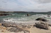  la côte entre Claddaghduff et Omey Island