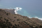  la côte très raide près de Vallehermoso