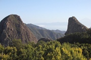  les roques de la Gomera , anciennes cheminées volcaniques