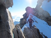  l'arête du Mont Disgrazia